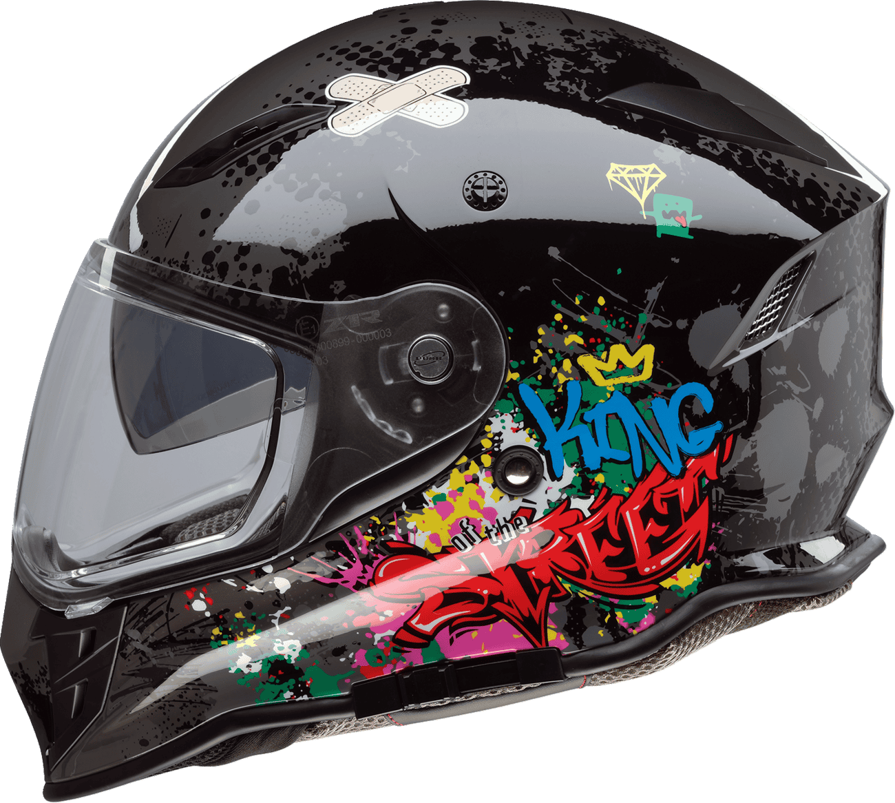 Z1R Nemesis Distro Full Face Motorcycle Helmet