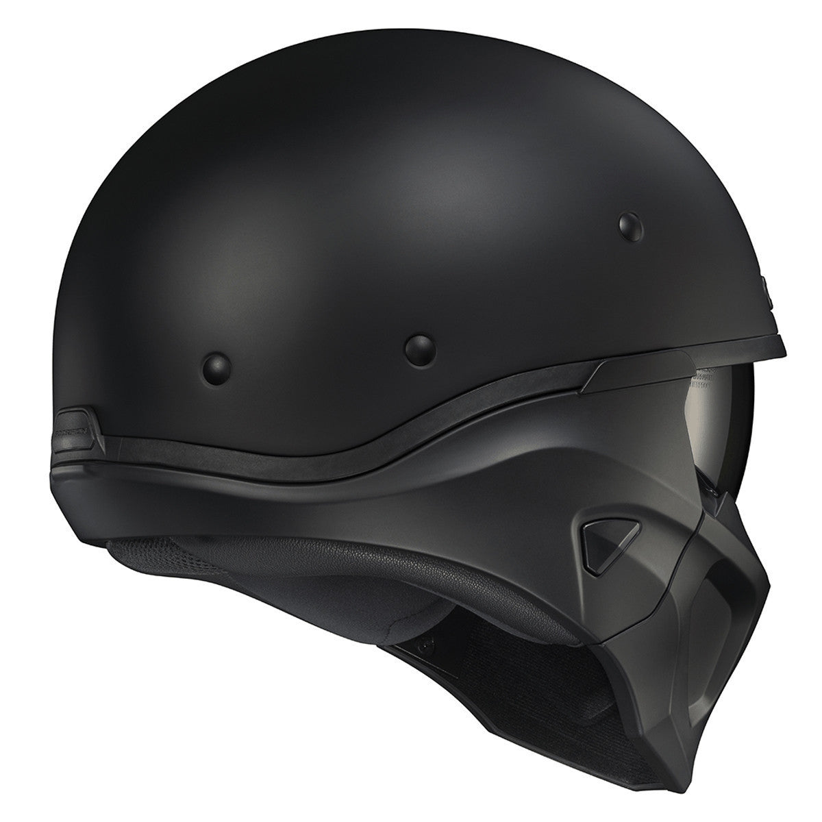 Scorpion Covert X Helmet - Matte Black Rear View