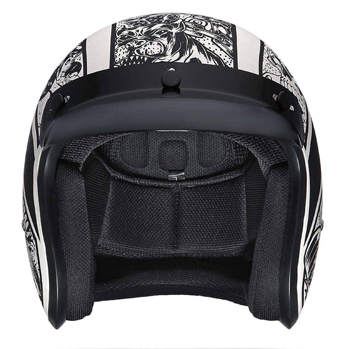 Daytona Cruiser Graffiti Helmet - Front View