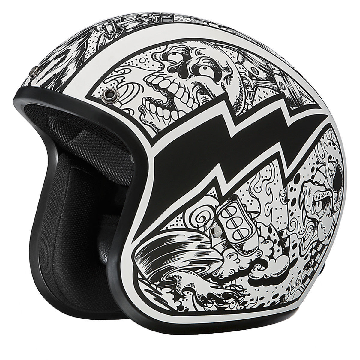 Daytona Cruiser Graffiti Helmet - Without Visor