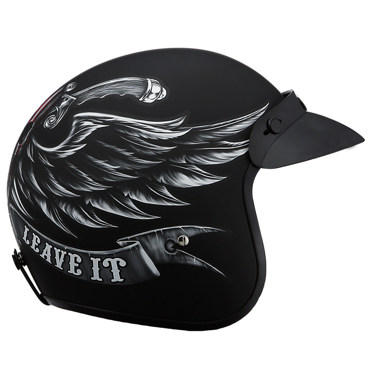 Daytona Cruiser Love It Helmet - Side View