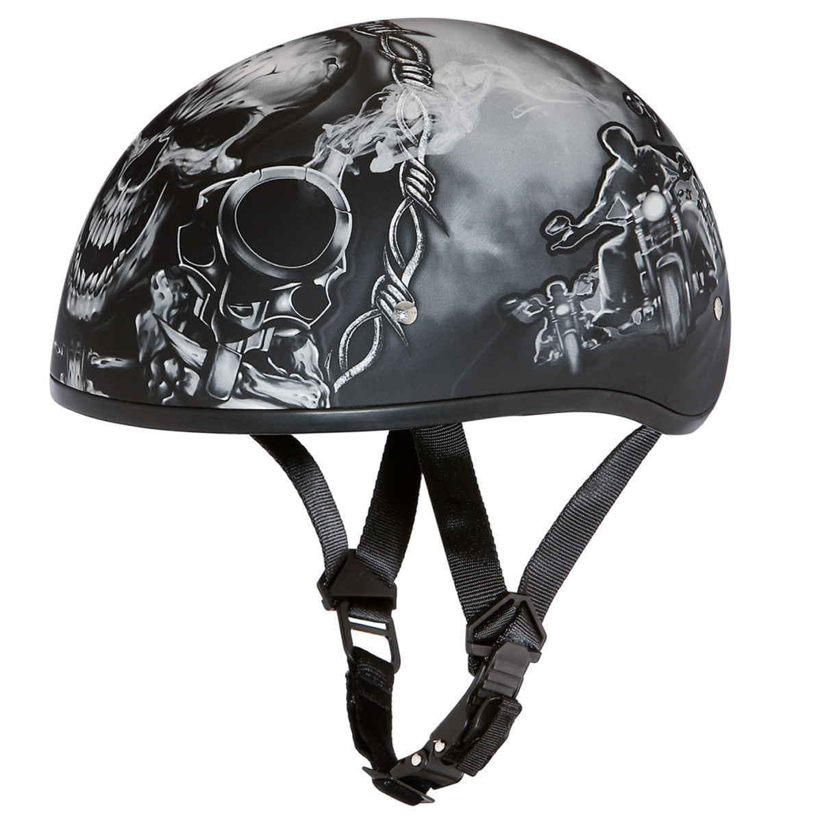 Daytona Skull Cap Guns Helmet