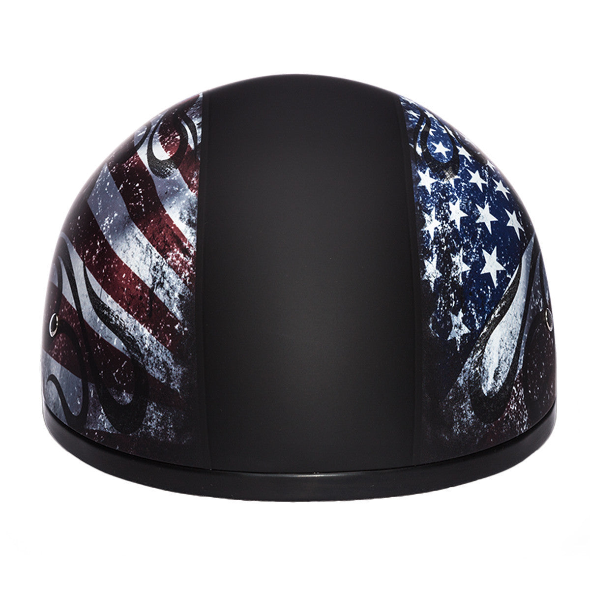 Daytona Skull Cap USA Half Helmet - Front View