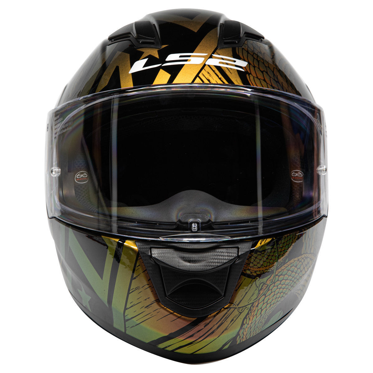 LS2 Stream Snake Helmet - Front View