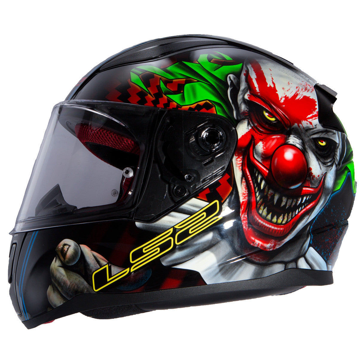 LS2 Rapid Happy Dream Glow In The Dark Helmet - Side View