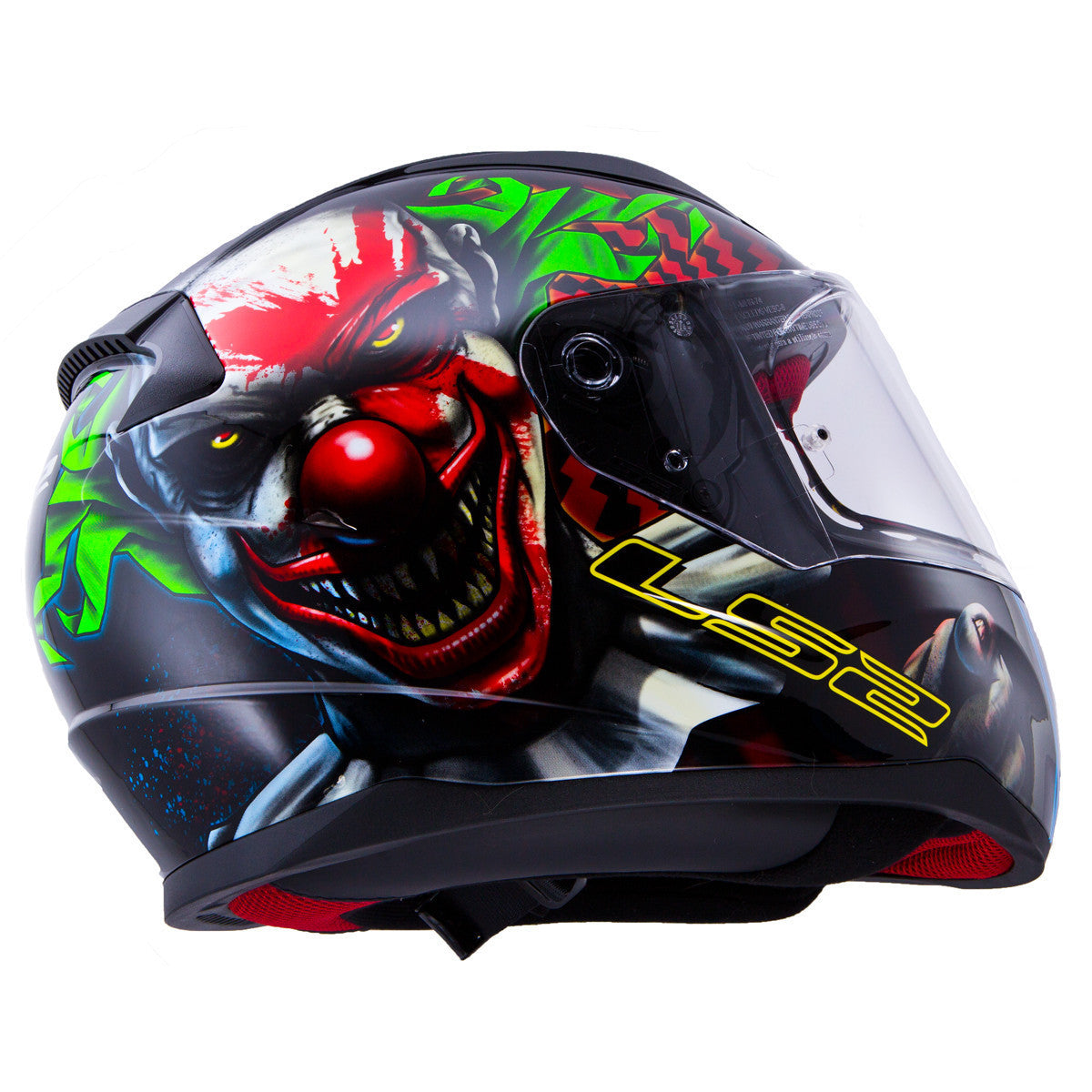 LS2 Rapid Happy Dream Glow In The Dark Helmet - Detail View