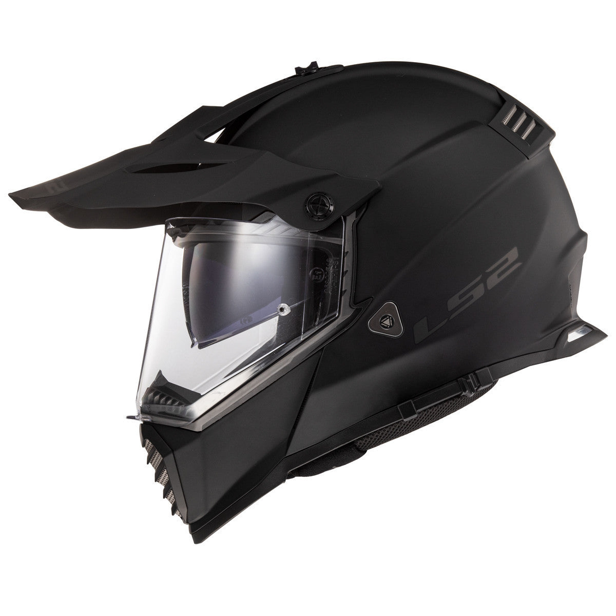 LS2 Blaze Helmet - Black Side View