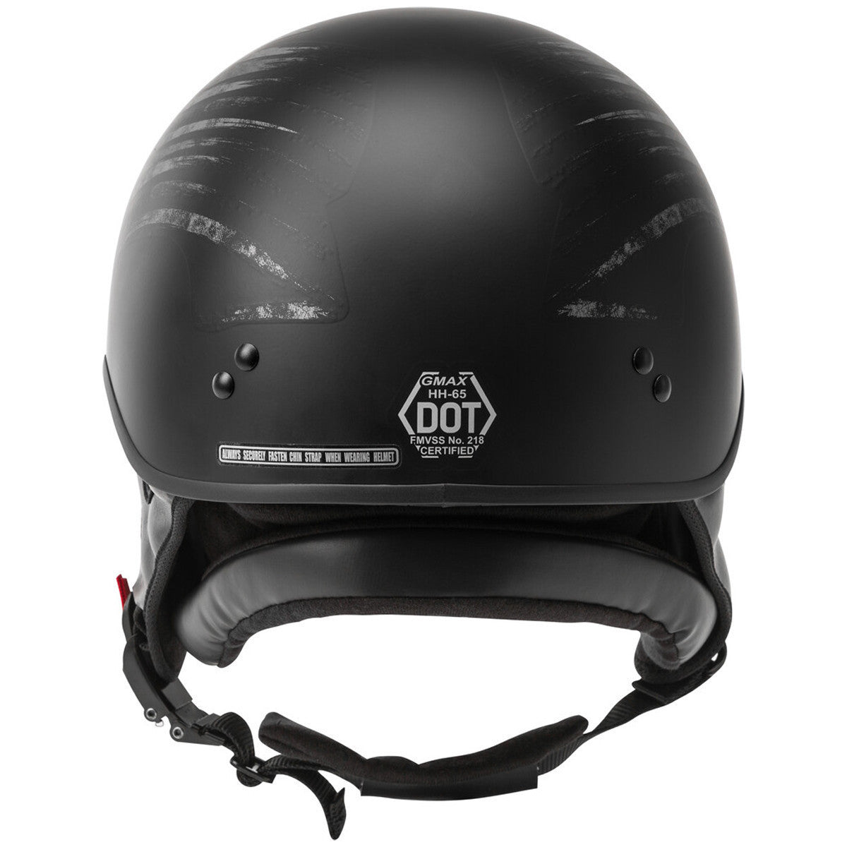 GMax HH 65 Bravery Half Helmet - Back View