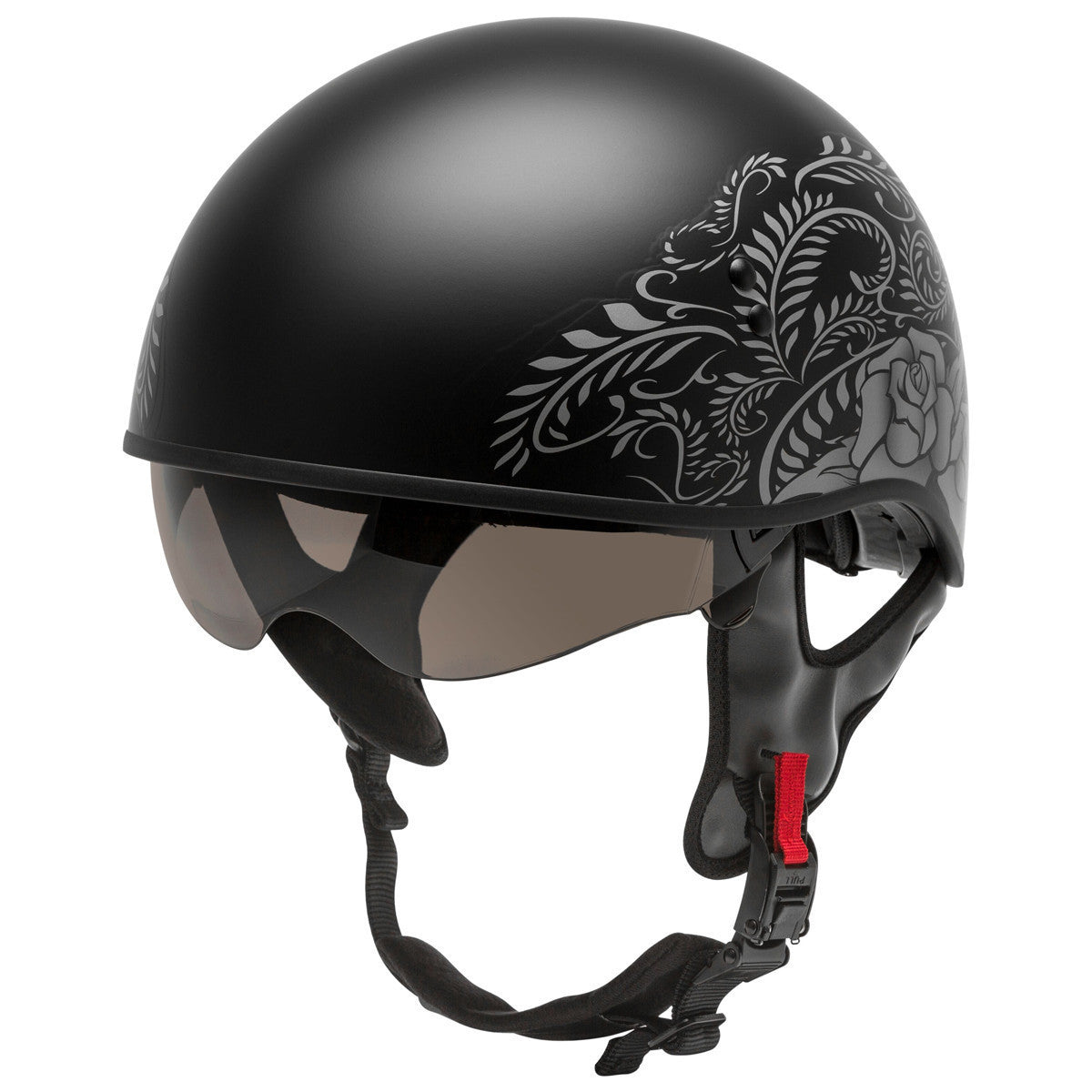 GMax HH 65 Rose Half Helmet