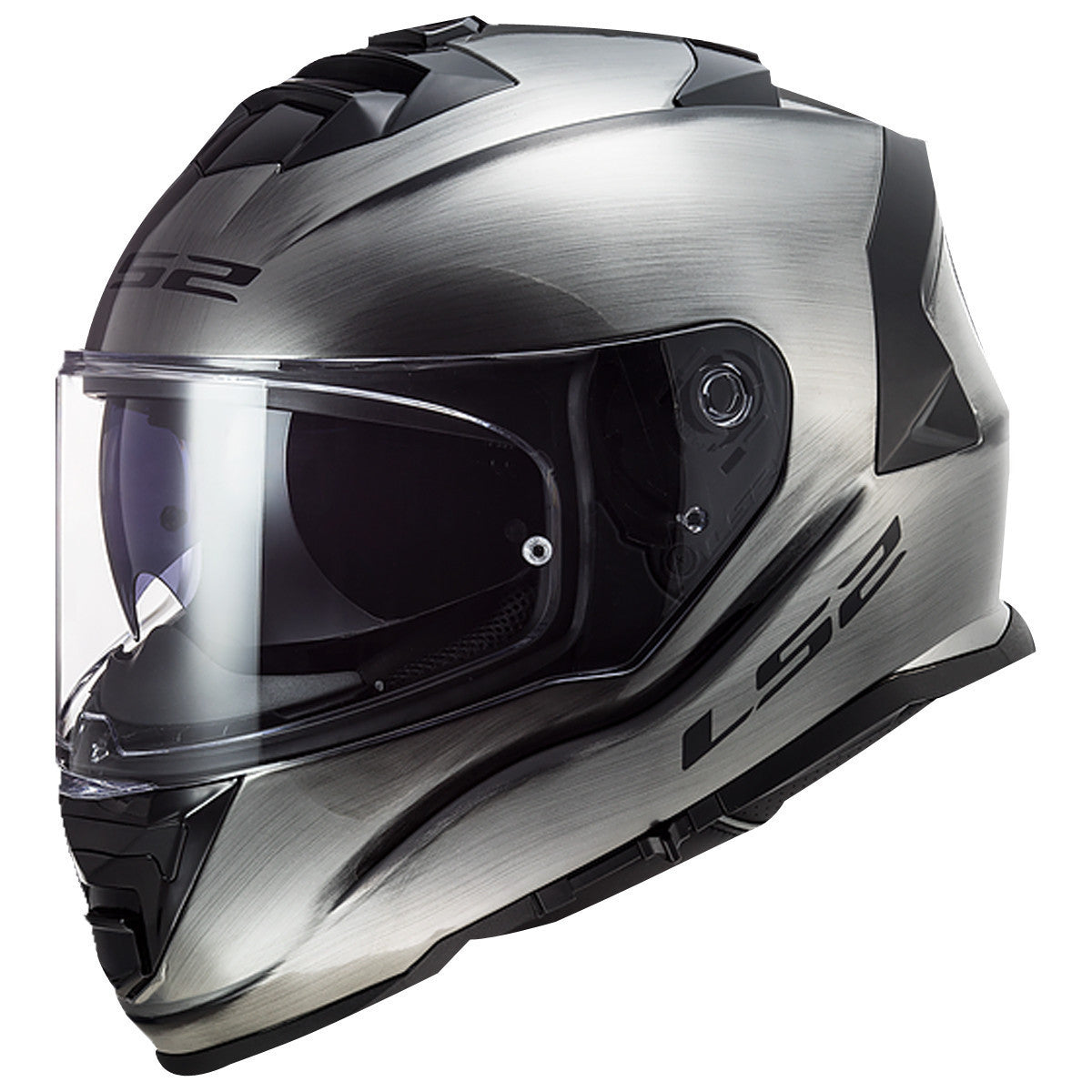 LS2 Assault Brushed Alloy Helmet