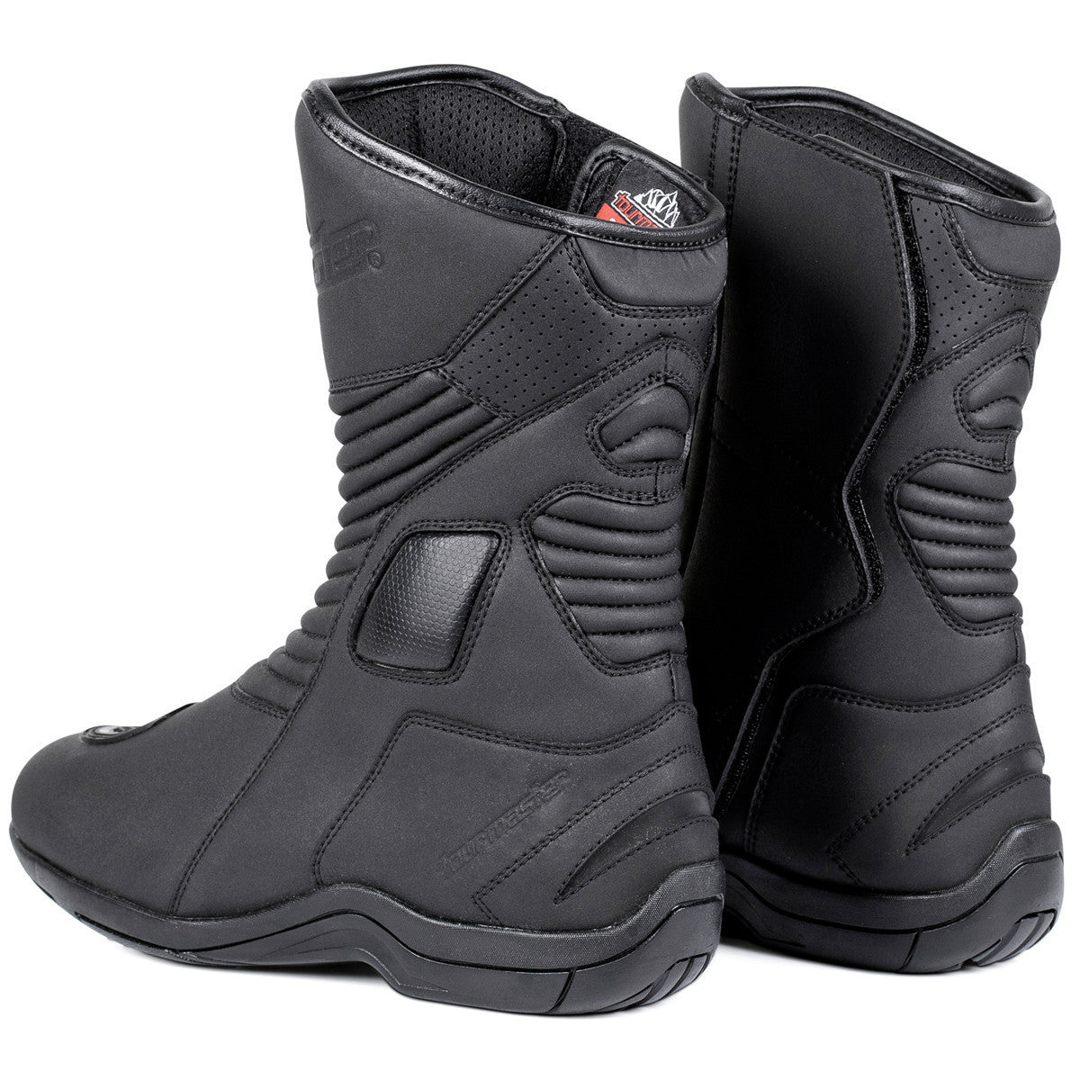 Tour Master Solution V3 Water Proof Motorcycle Boots - Back View