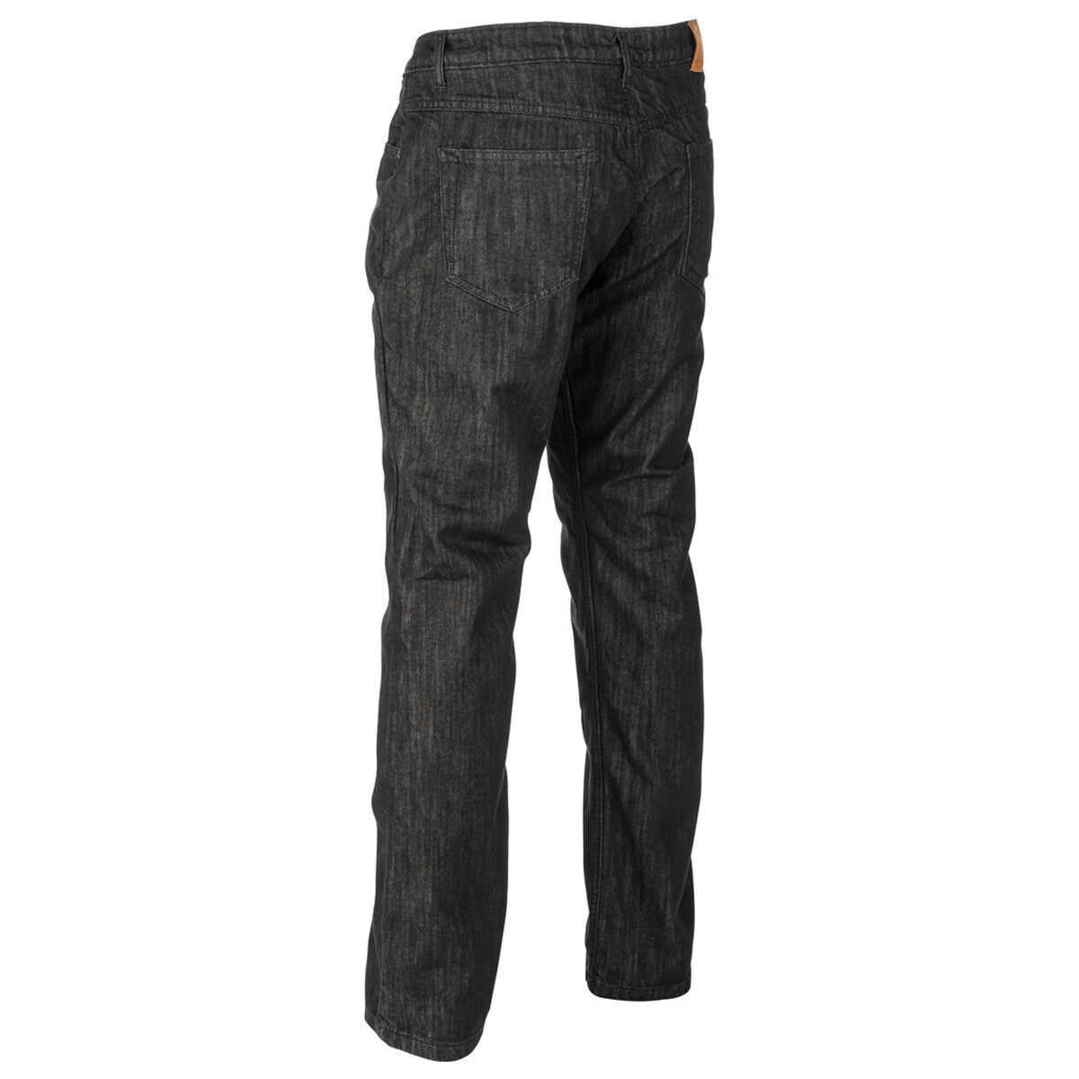 Highway 21 Blockhouse Mens Motorcycle Riding Jeans - Black Back View