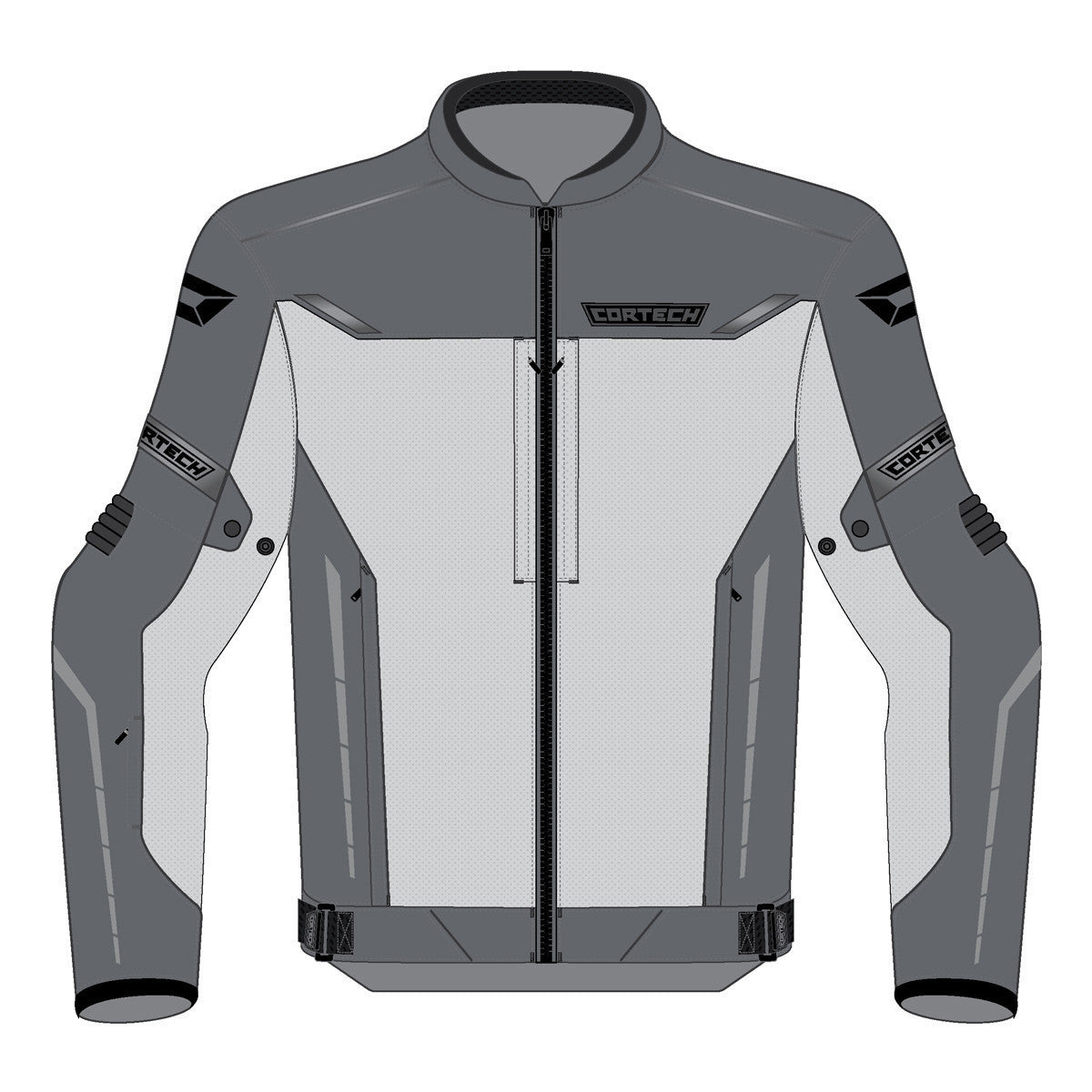 Cortech Aero-Flo Air Motorcycle Jacket-Grey