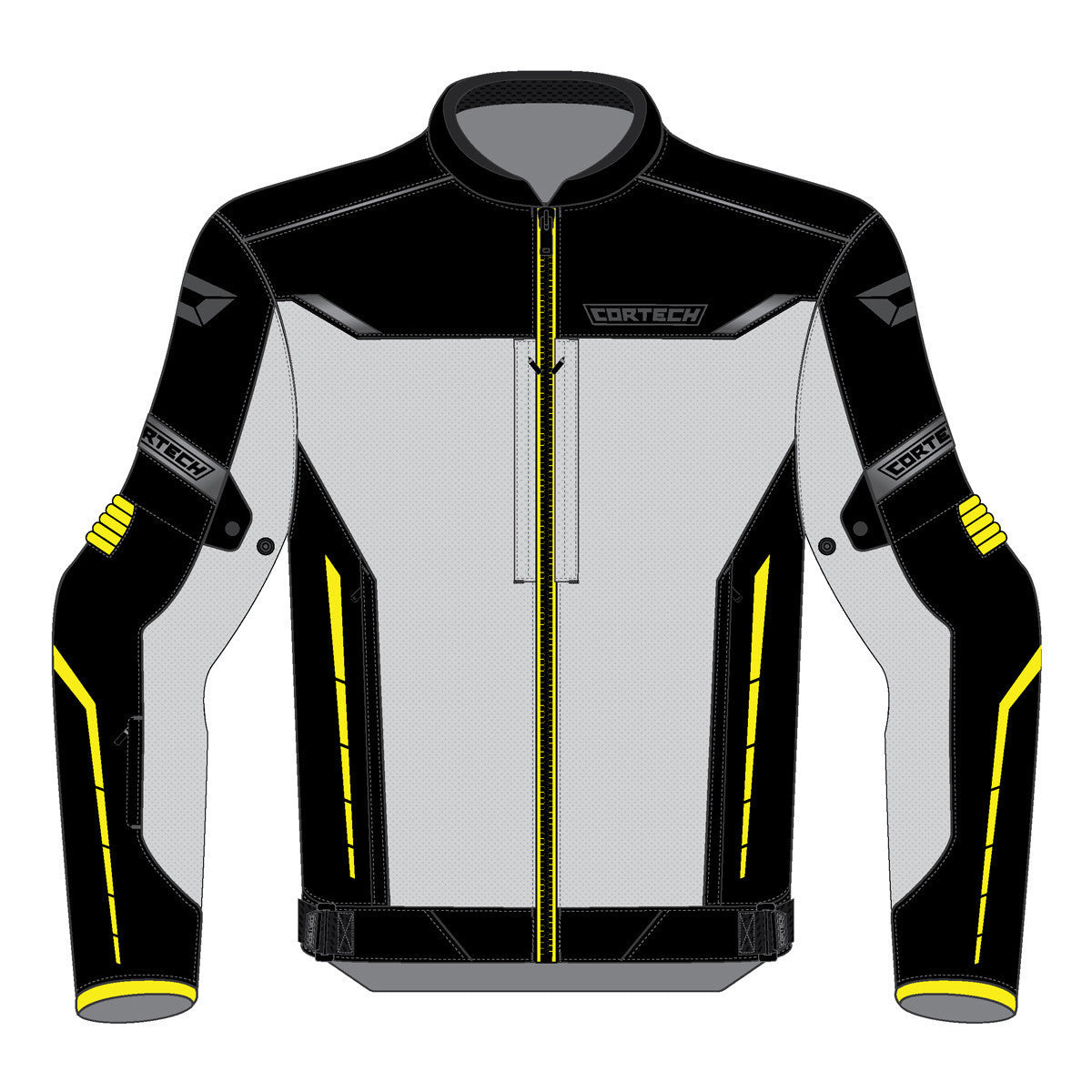 Cortech Aero-Flo Air Motorcycle Jacket-Hi-Viz