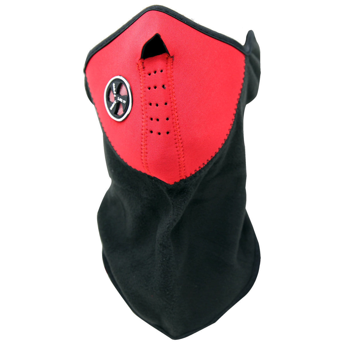 Vance VA704 CoolMax Biker Motorcycle Half Face Mask - Red