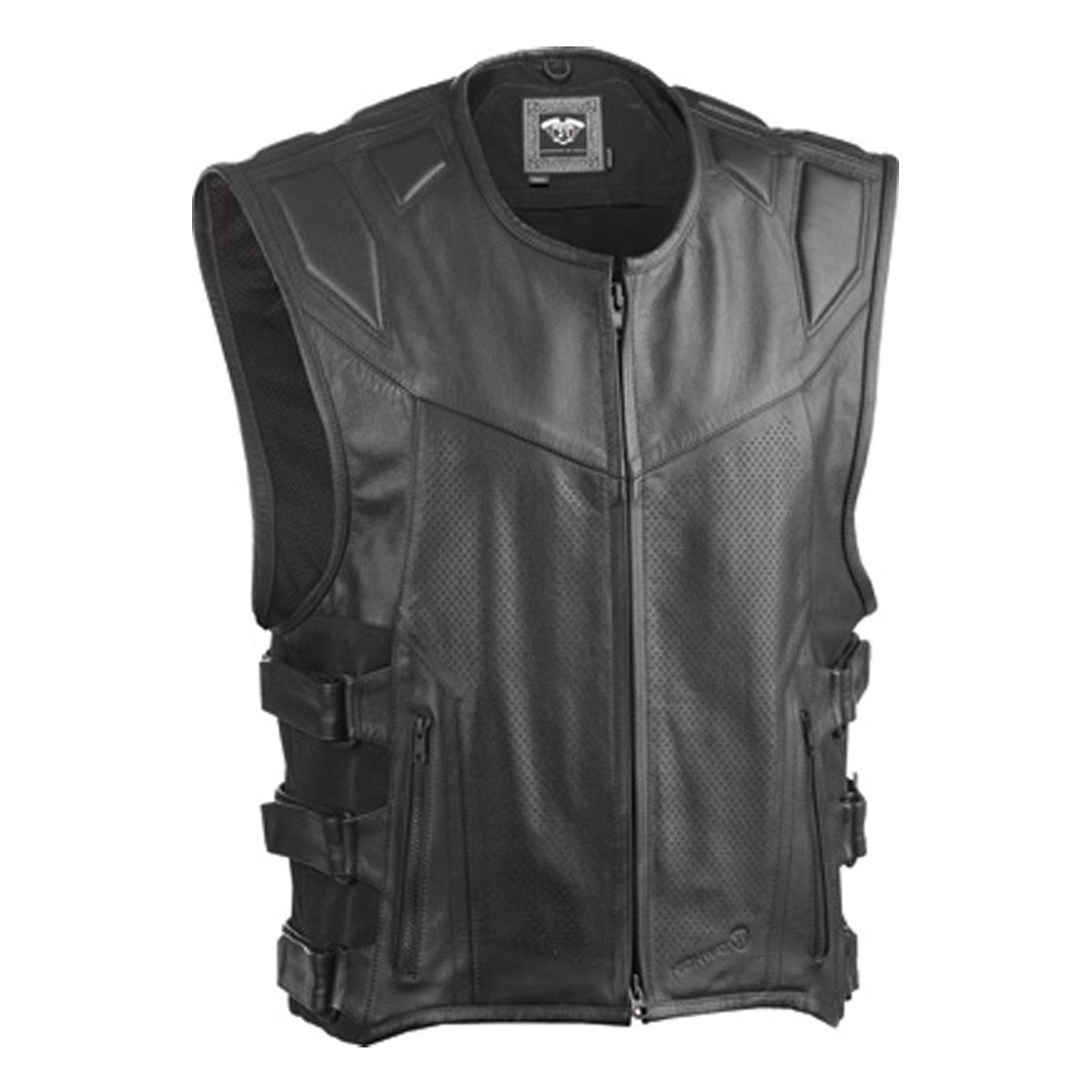 Highway 21 Blockade Leather Motorcycle Vest