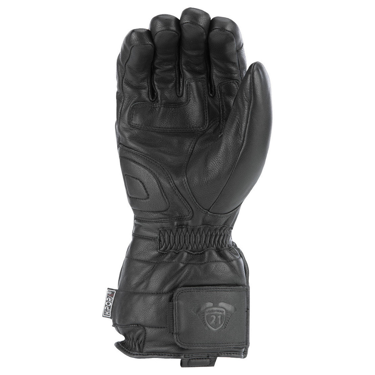 Highway 21 Radiant Heated Leather Motorcycle Gloves - Palm View