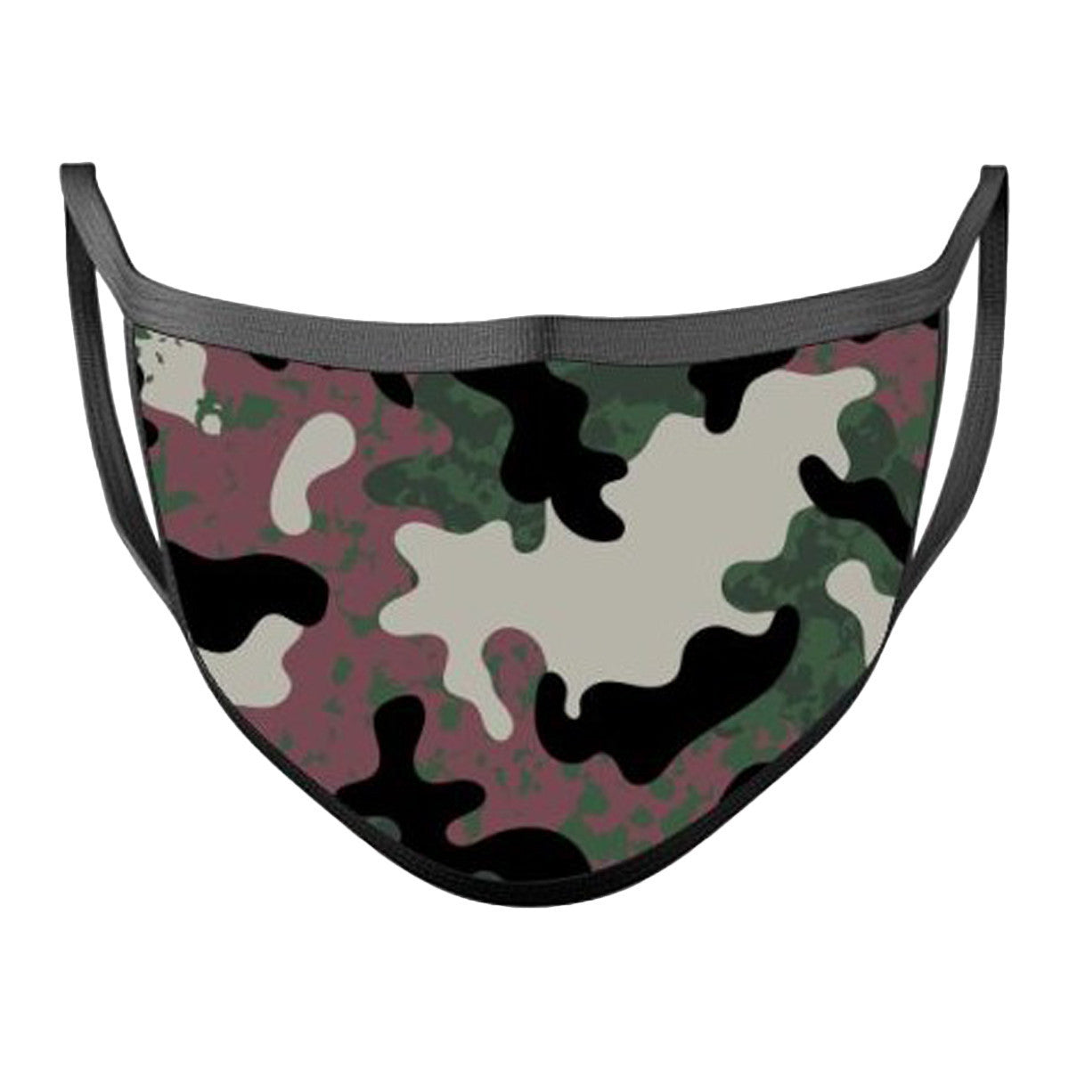 Vance Reusable 2 Layers Soft Materials Camo Face Mask - Pack of 3