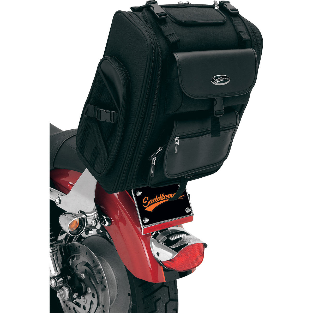 Saddlemen S2200E Expandable Sissy Bar Bag - Detail