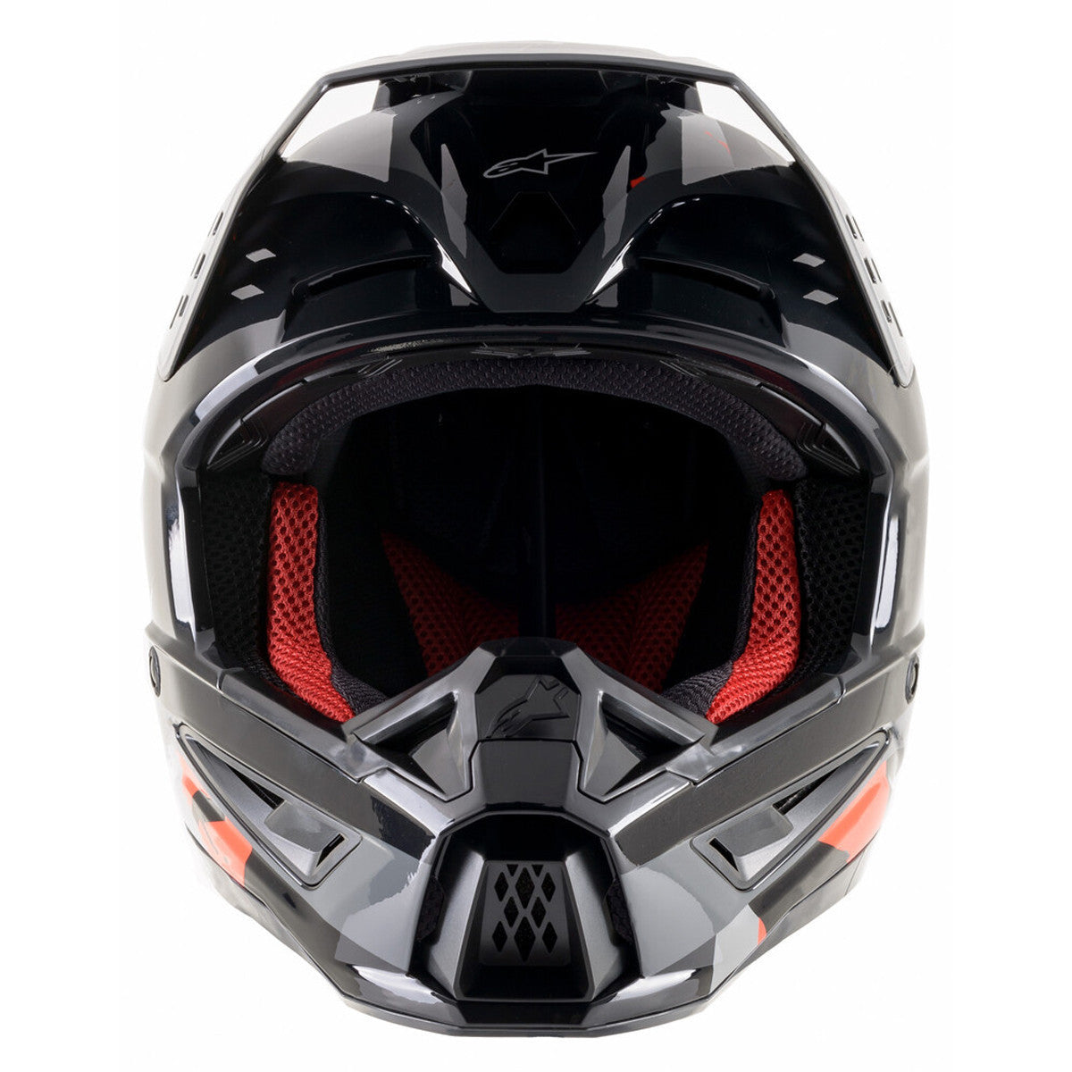 Alpinestars M5 Rover Helmet-Black/Red-Front