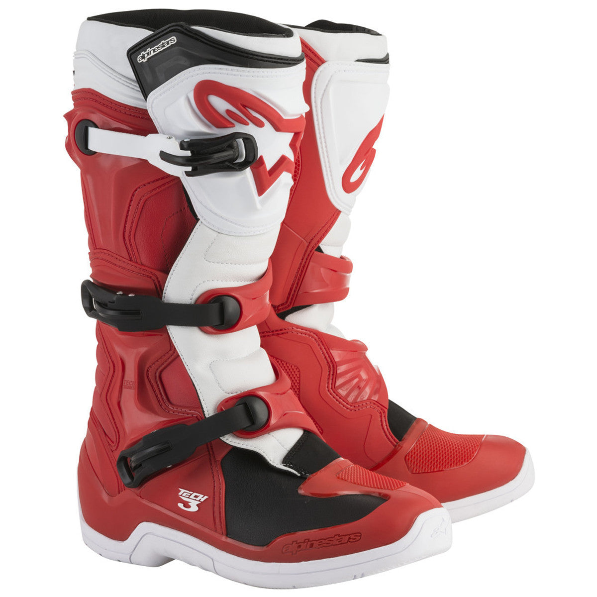 Alpinestars Tech 3 Boots-Red/White