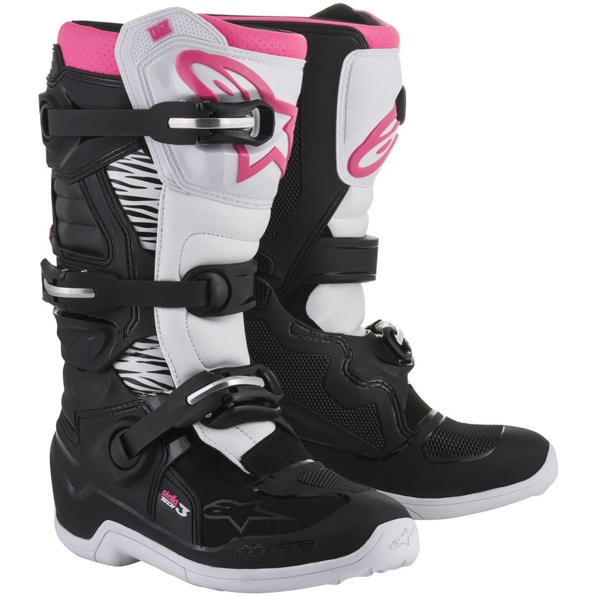 Alpinestars Stella Tech 3 Boots-Black/Pink