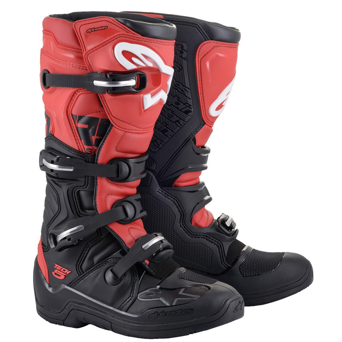 Alpinestars Tech 5 Boots-Black/Red