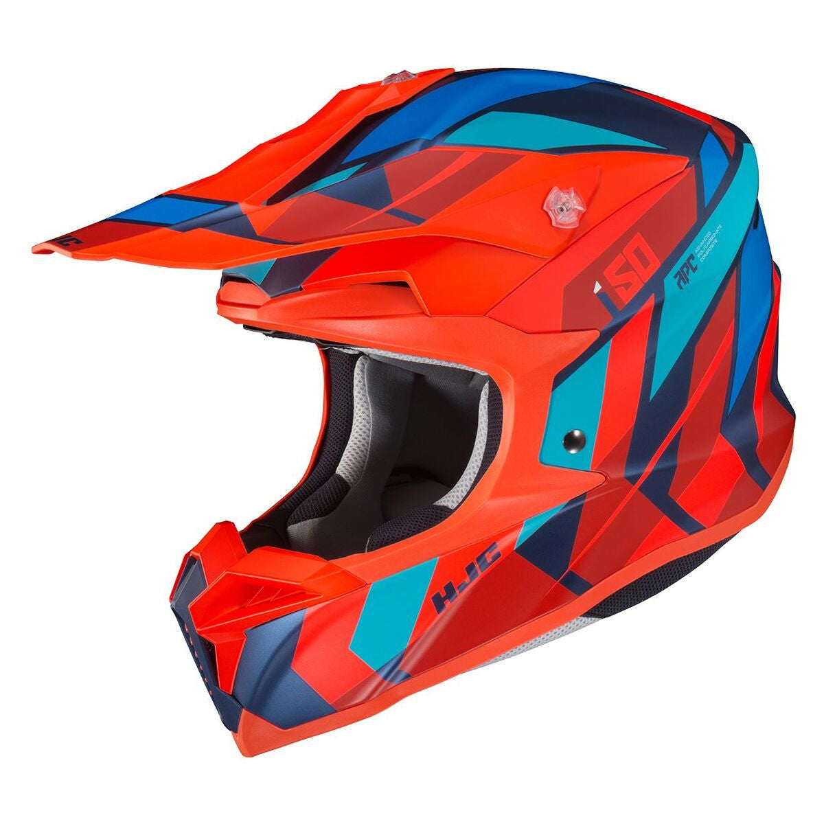 HJC i50 Vanish Helmet - Blue/Orange