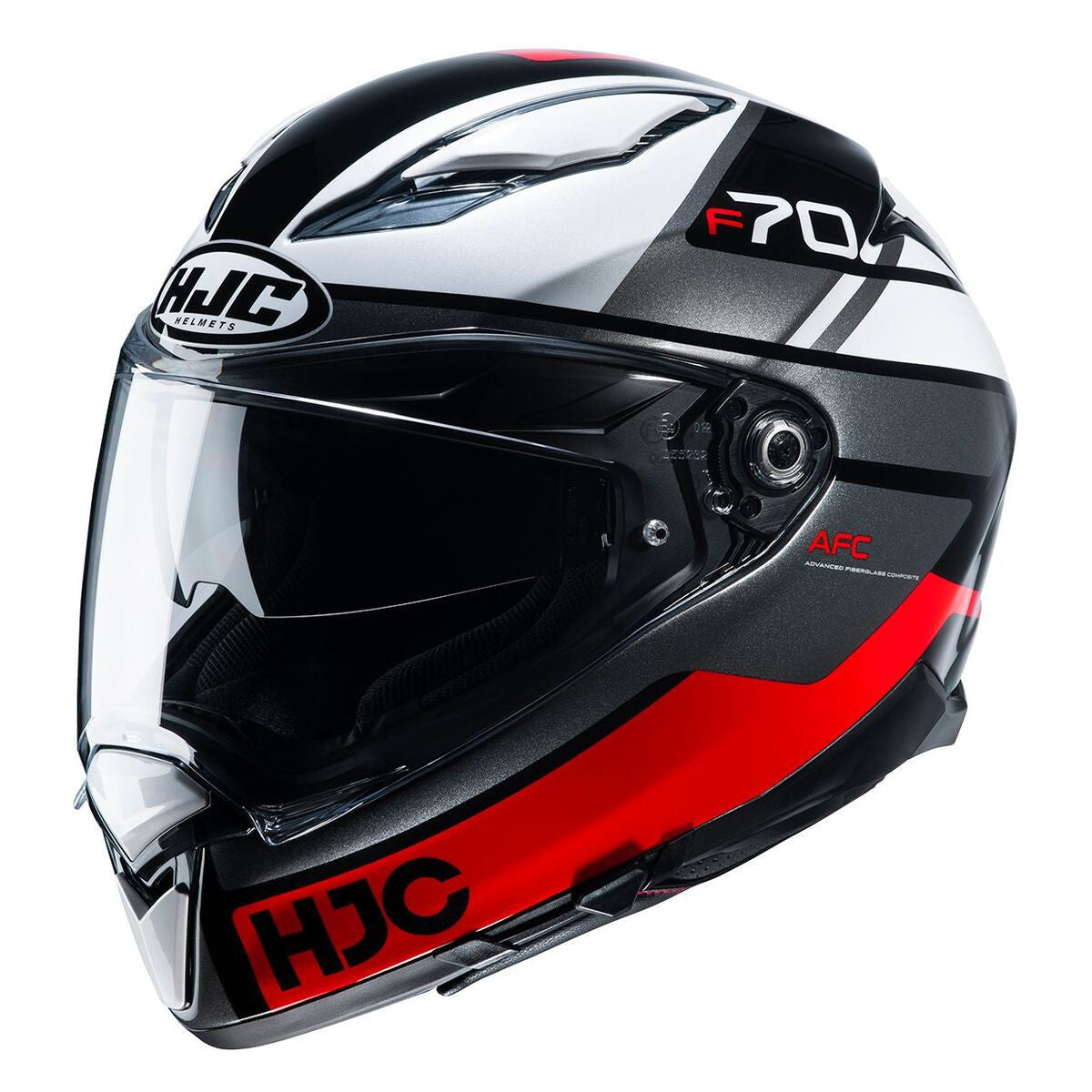 HJC F70 Tino Helmet - Red/Grey