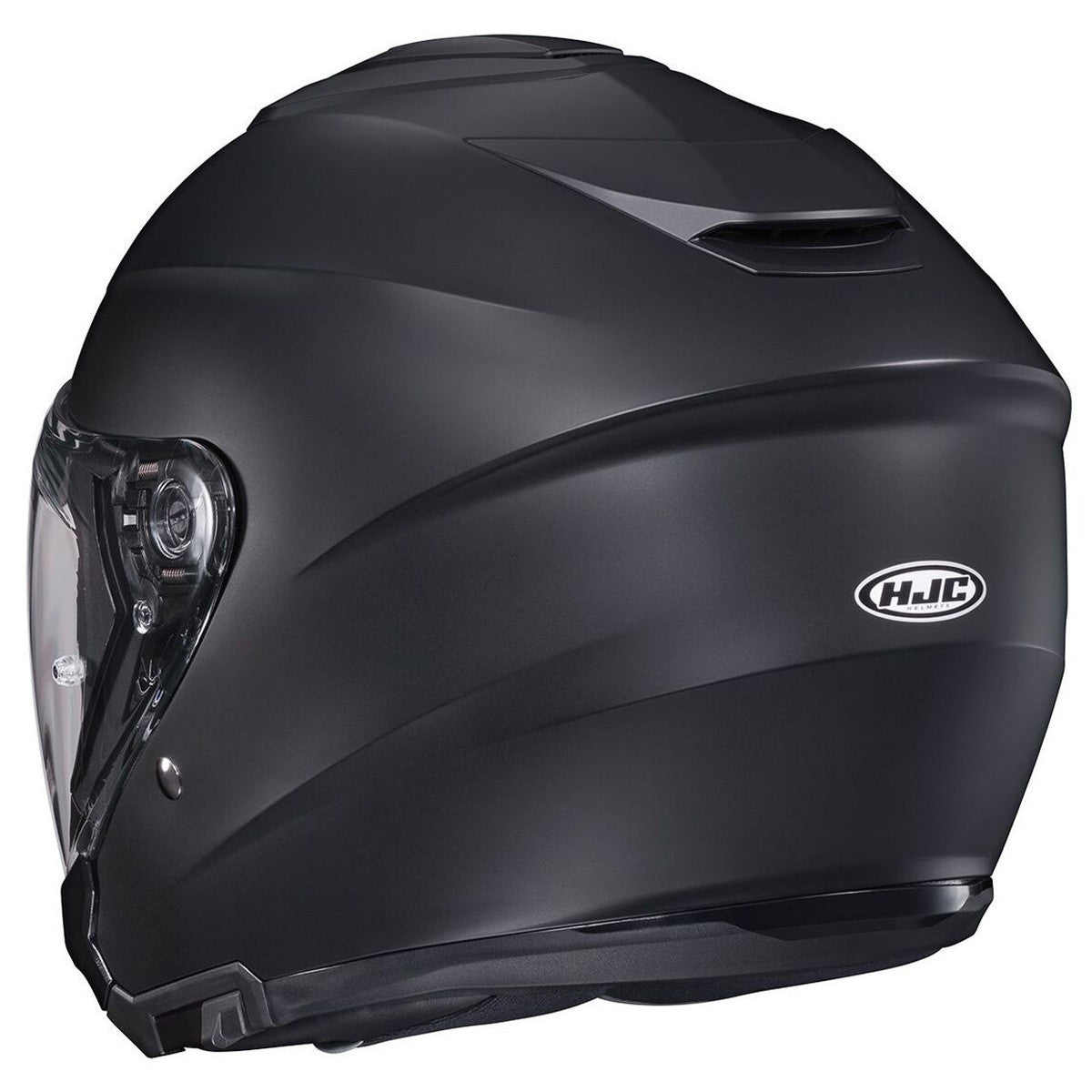 HJC i30 Helmet - Matte Black Rear View