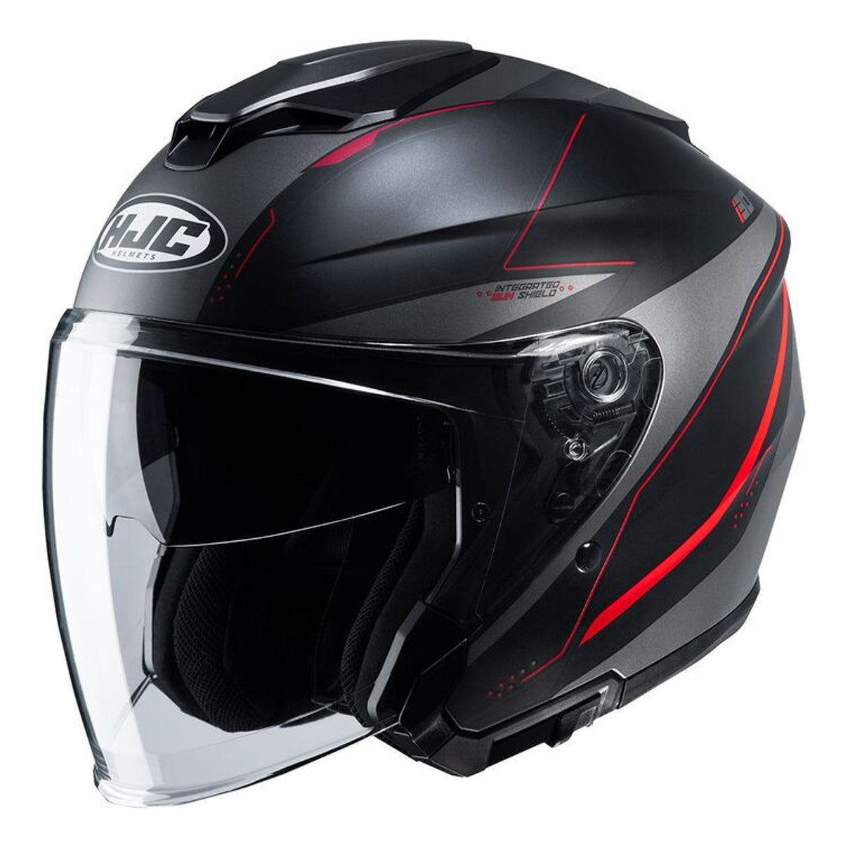 HJC i30 Slight Helmet - Black/Red