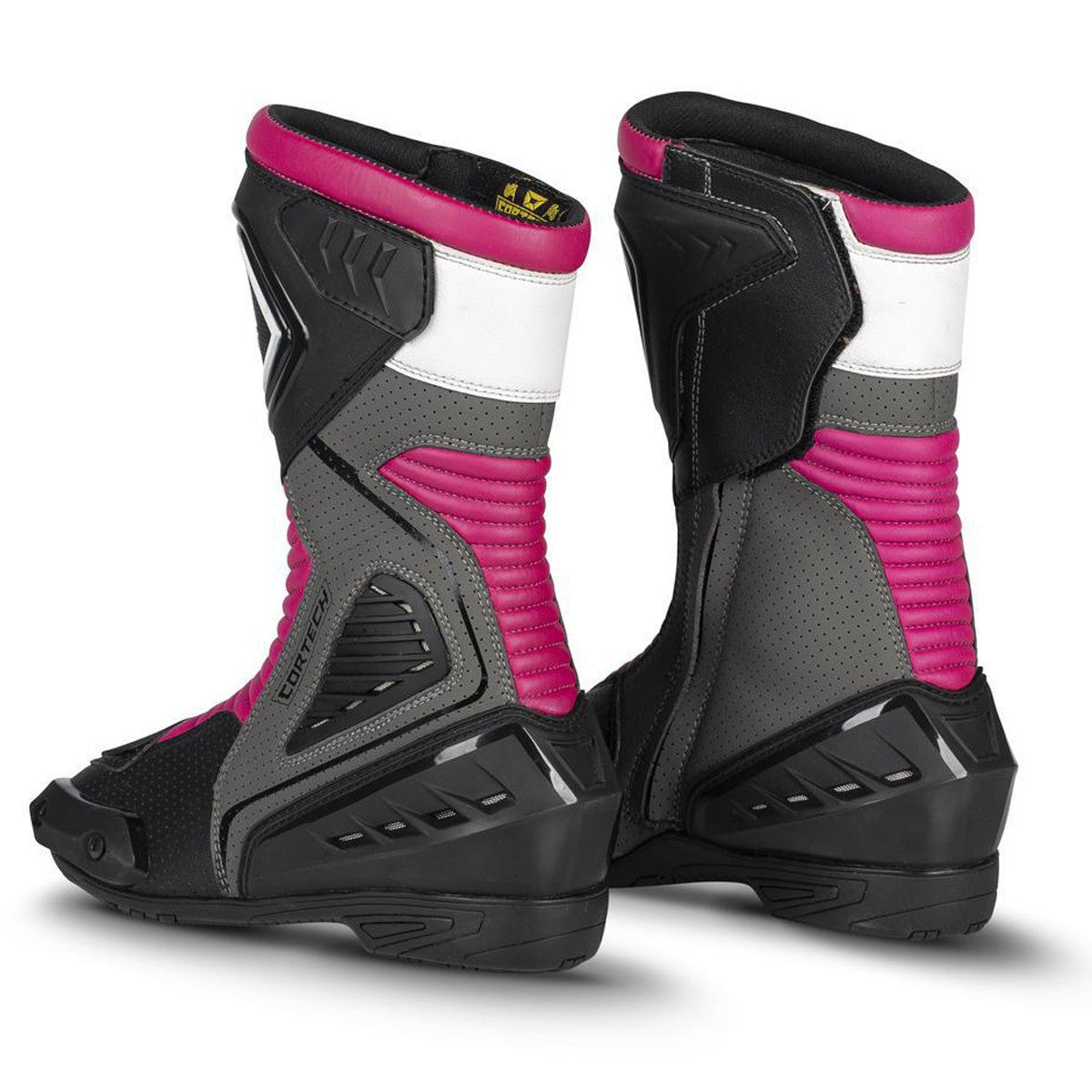 Cortech Women's Apex RR Air Boots-Ruby-Rear