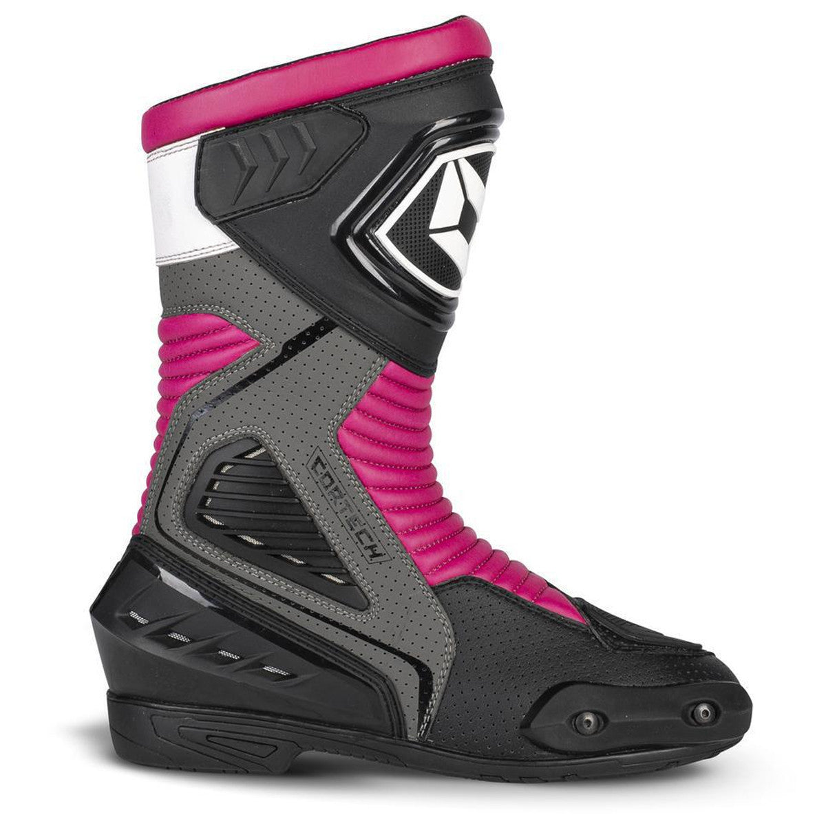 Cortech Women's Apex RR Air Boots-Ruby-Side