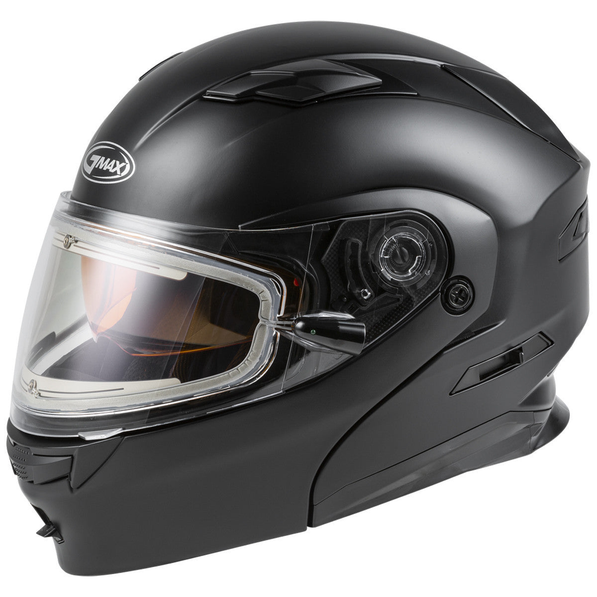 GMax MD-01S Snow Modular Helmet With Electric Shield - Matte Black