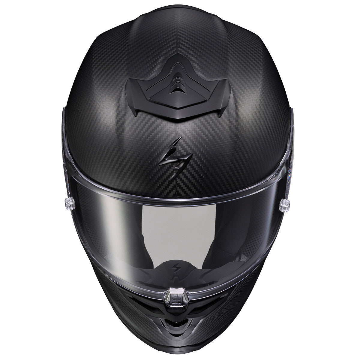 Scorpion EXO-R1 Air Carbon Helmet-Matte Black-Top-View