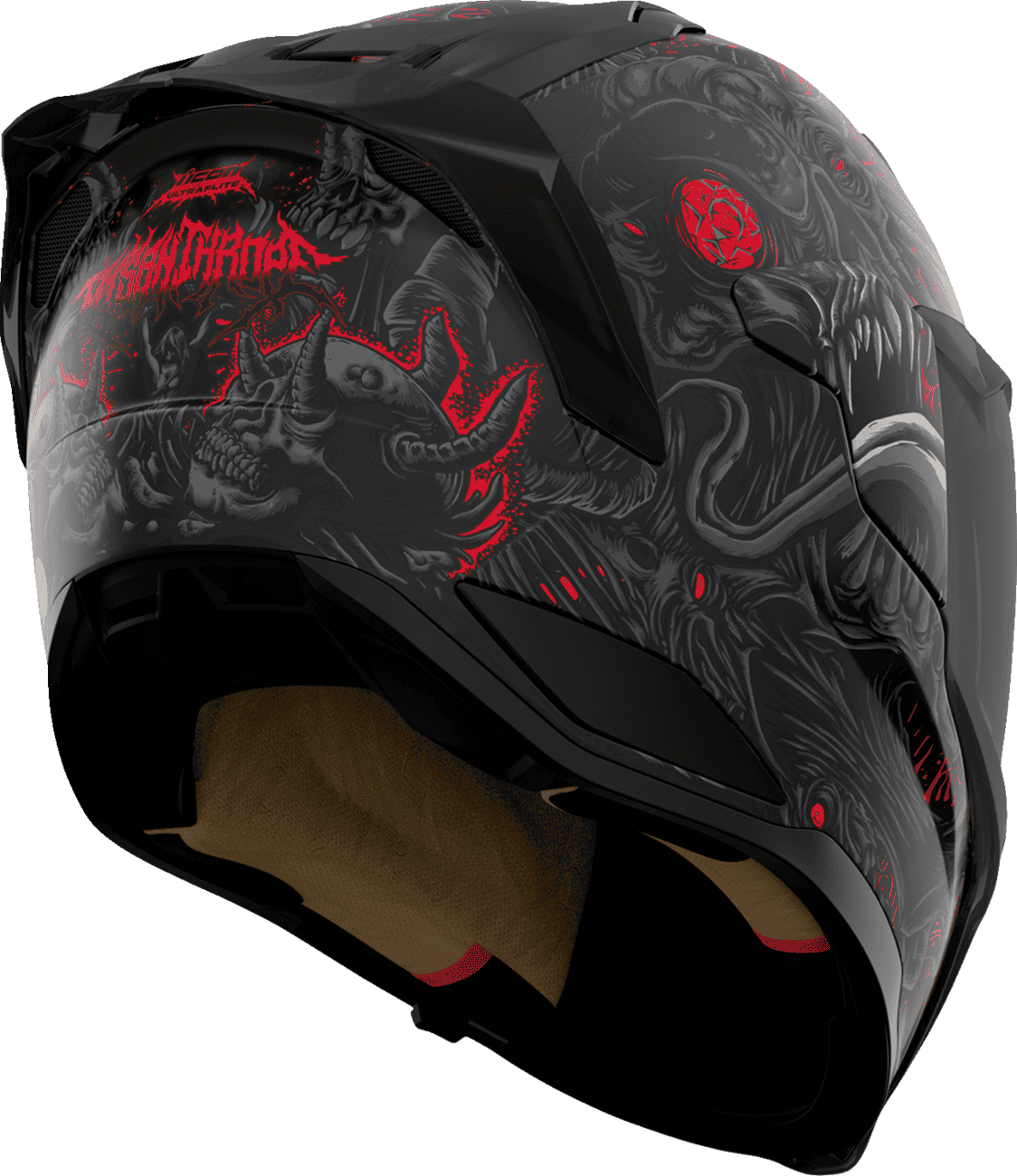 Icon Ultraflite Misanthrope Full Face Motorcycle Helmet