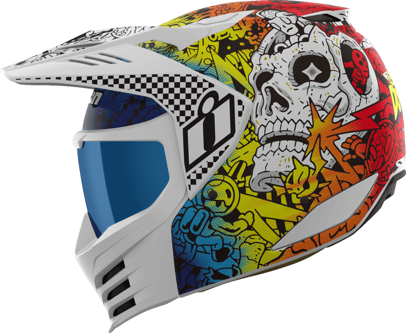 Icon Elsinore Doodle 3 Modular Motorcycle Helmet