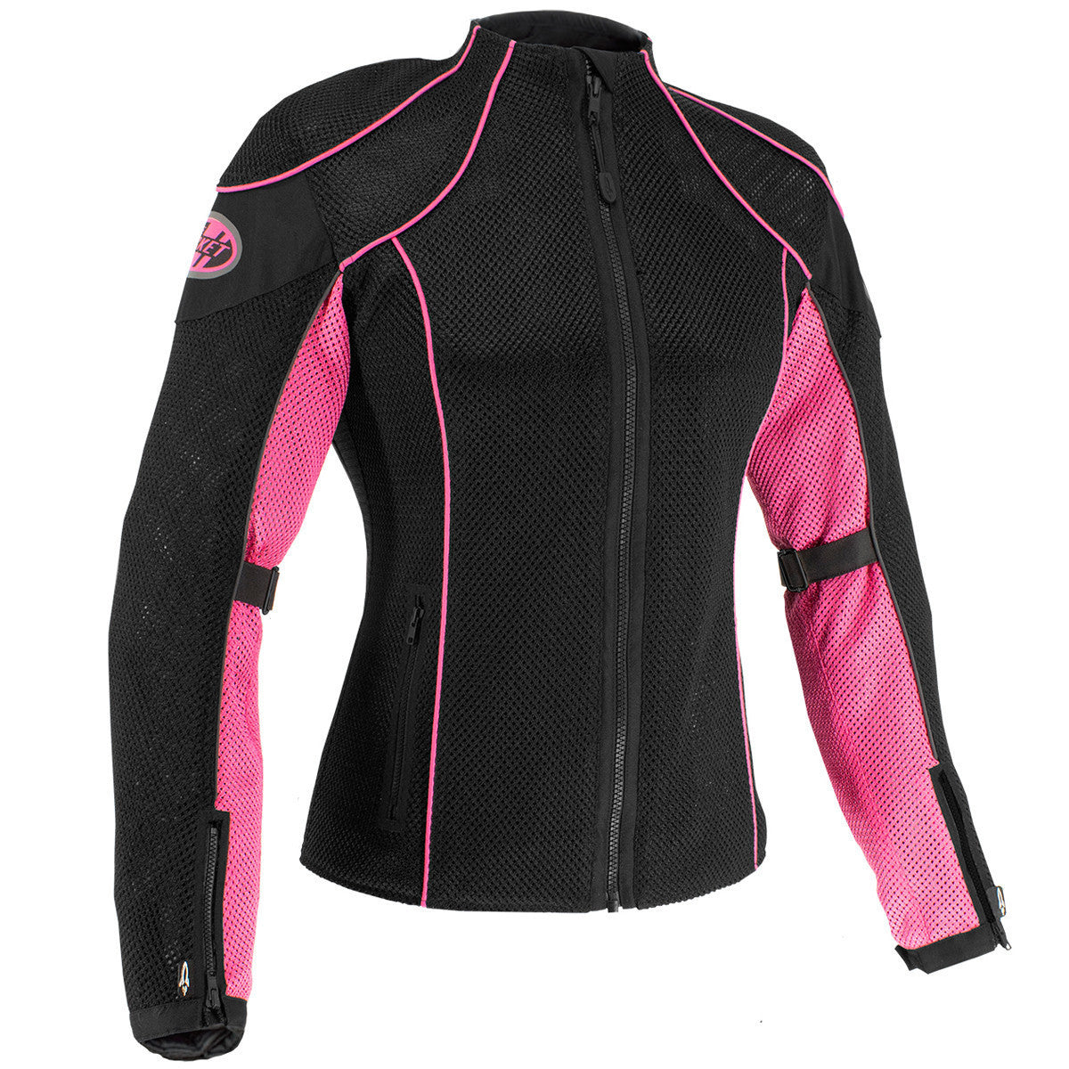 Joe Rocket Majestic Womens Textile Motorcycle Jacket - Black/Pink