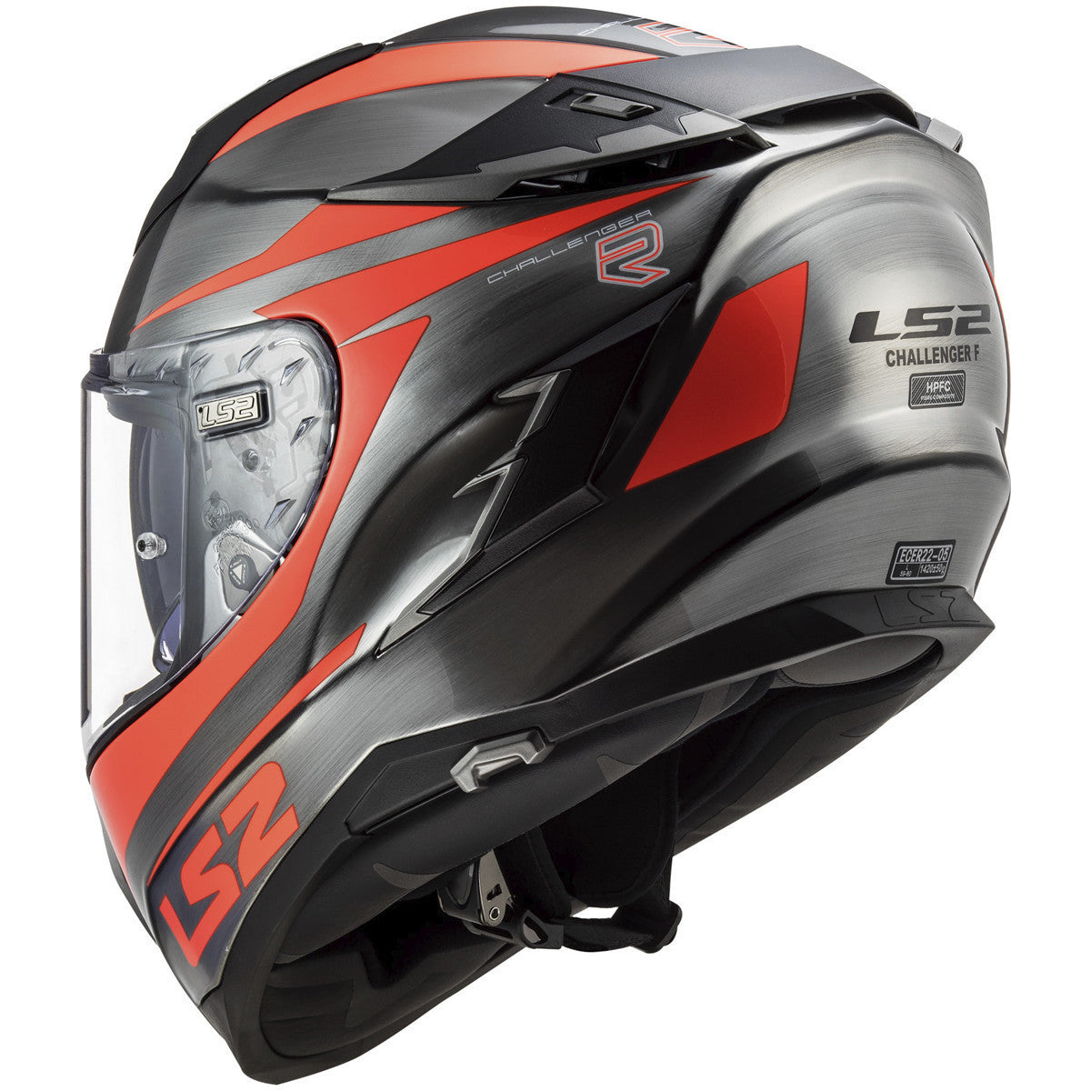 LS2 Challenger GT Cannon Helmet-Rear-View