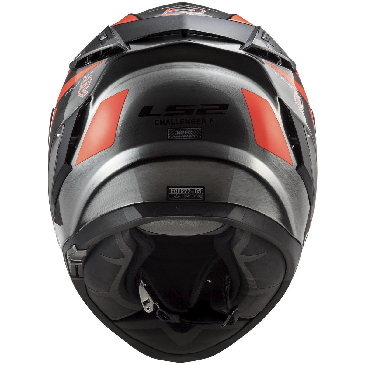 LS2 Challenger GT Cannon Helmet-Back-View