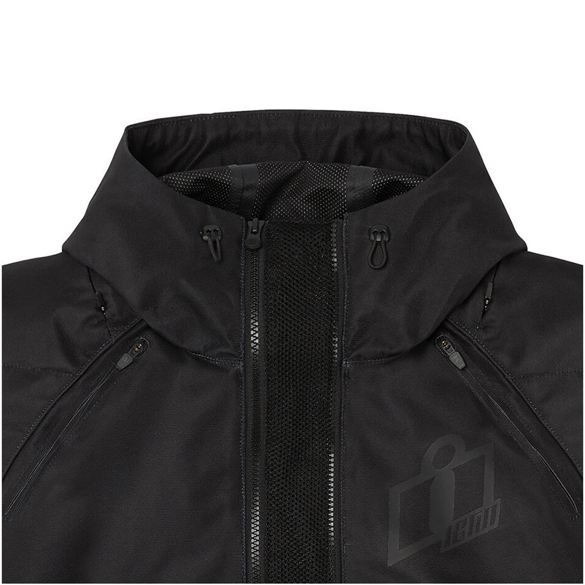 Icon Airform Jacket - Black Detail View