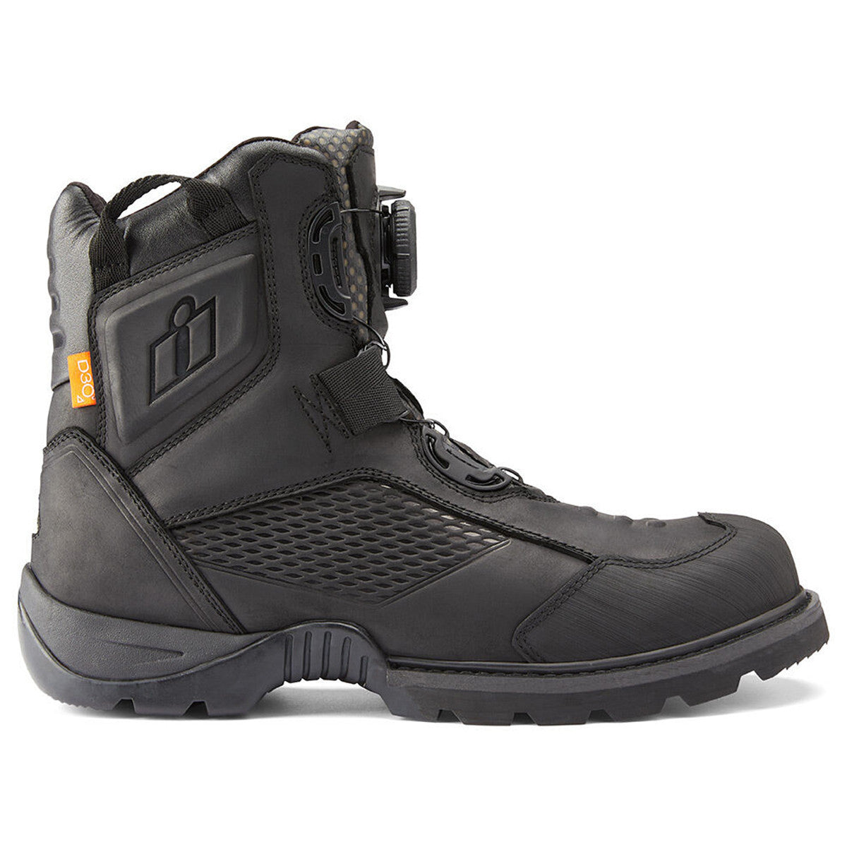 Icon Stormhawk Boots - Black Side View