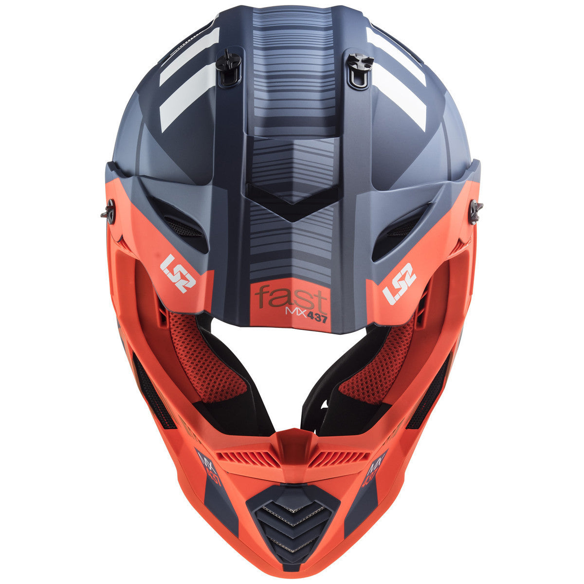 LS2 Youth Gate Xcode Helmet-Blue/Orange