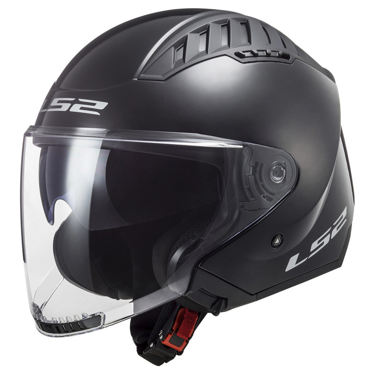 LS2 Copter Helmet-Gloss Black