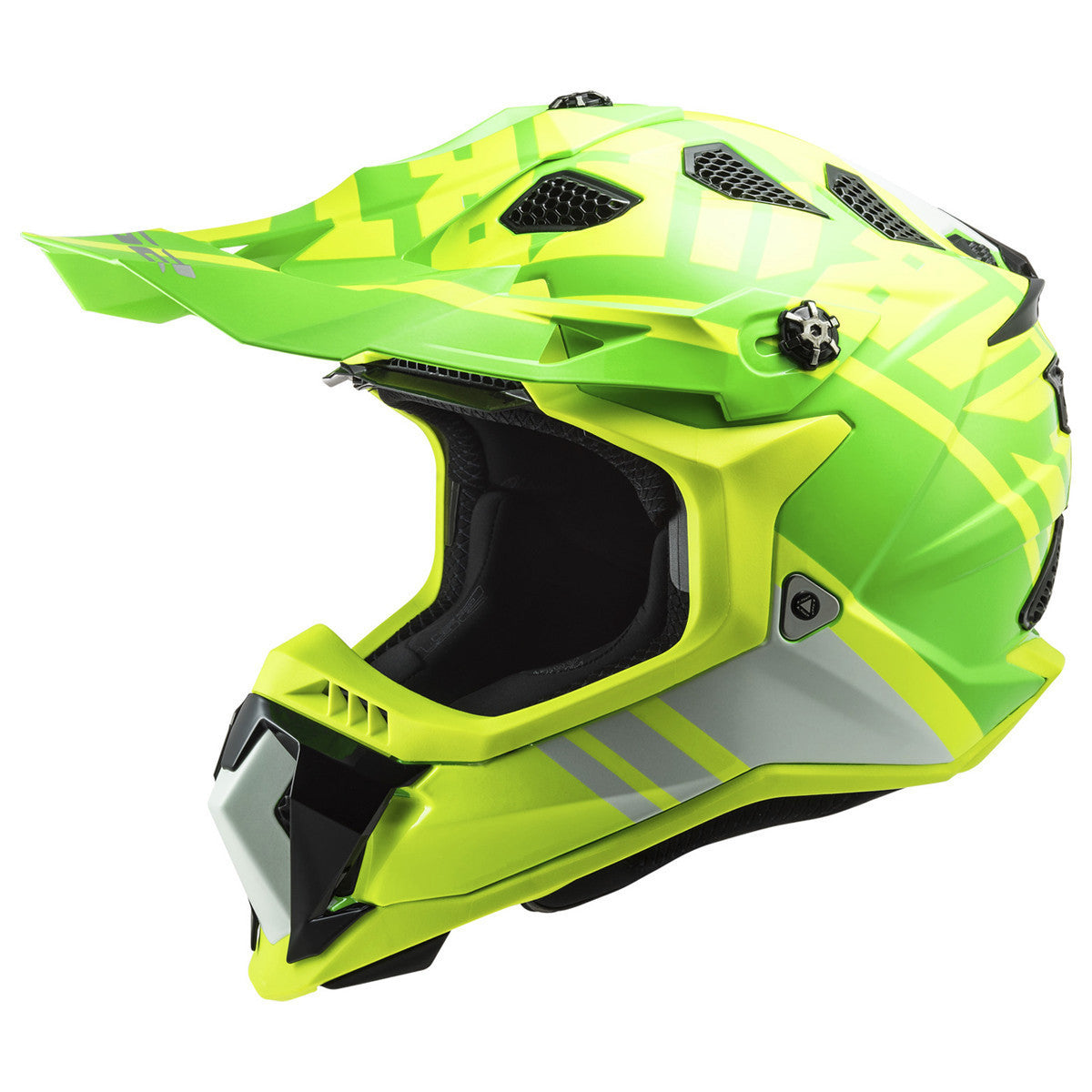 LS2 Subverter Evo Gammax Helmet-Hi-Viz Yellow