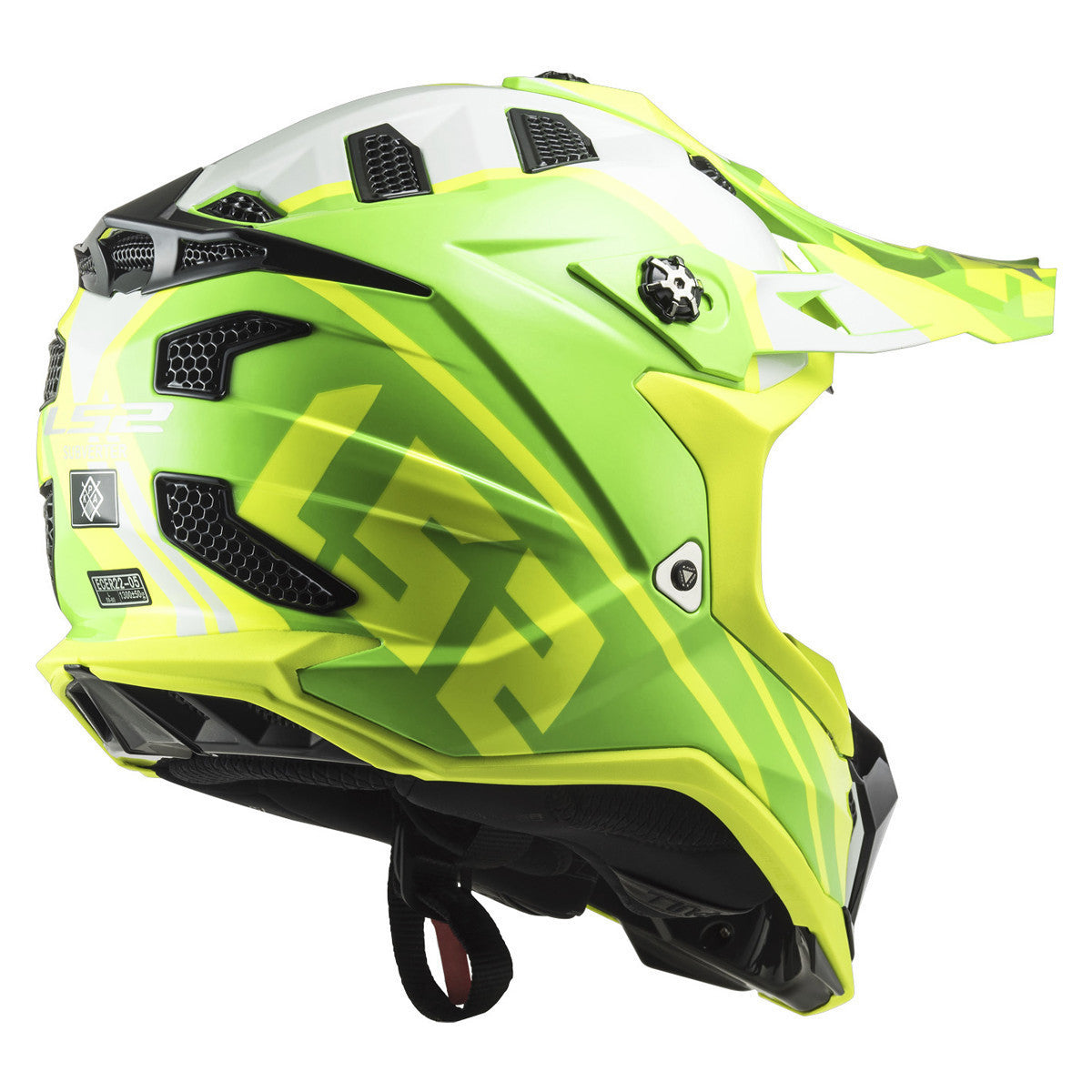 LS2 Subverter Evo Gammax Helmet-Hi-Viz Yellow