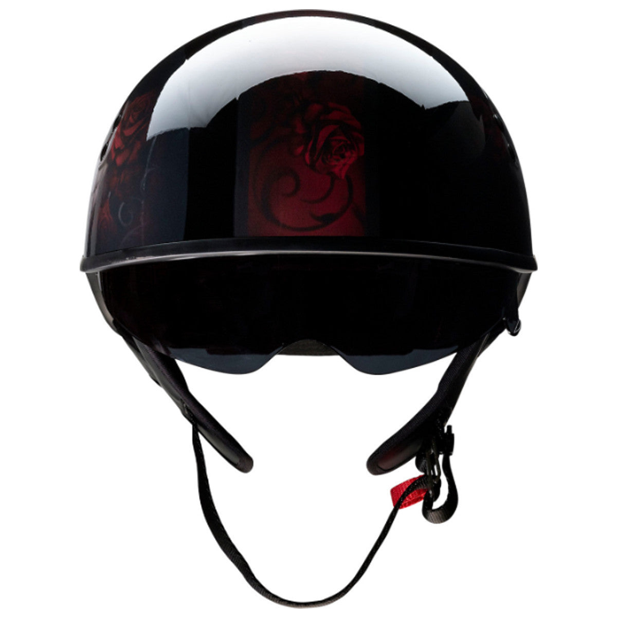 Z1R Vagrant Red Catrina Helmet - Front View