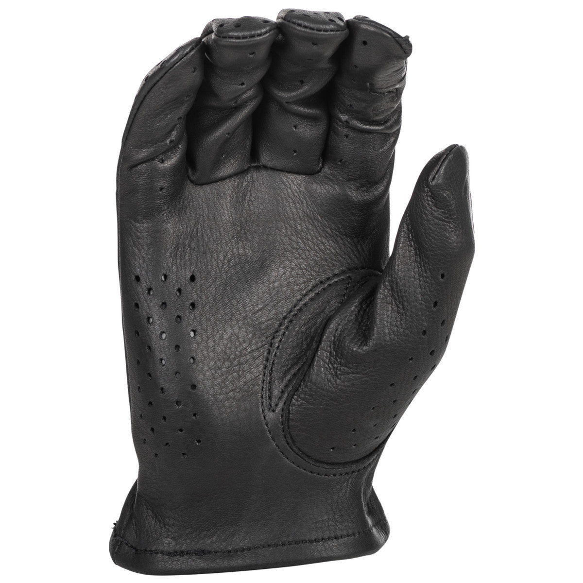 Highway 21 Perforated Louie Gloves - Black Palm View