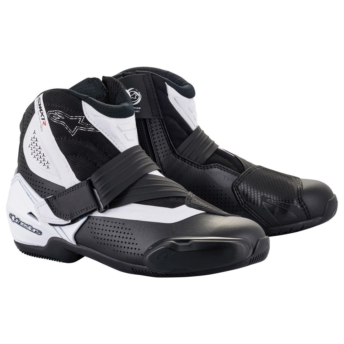 Alpinestars SMX-1 R V2 Vented Boots - Black/White