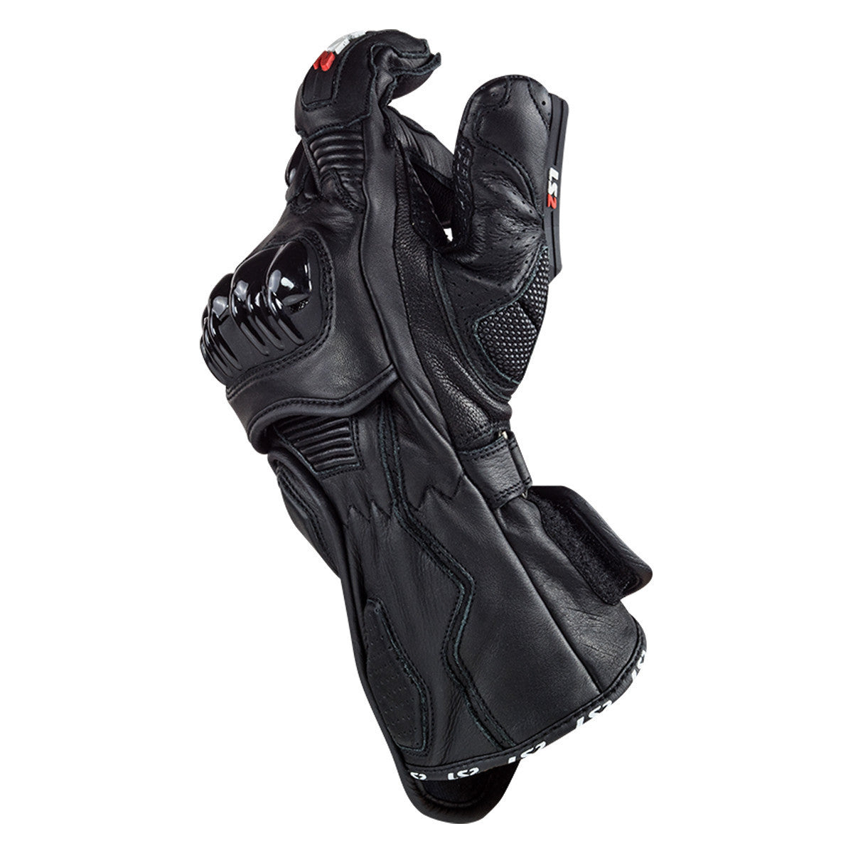 LS2 Swift Motorcycle Gloves-Black